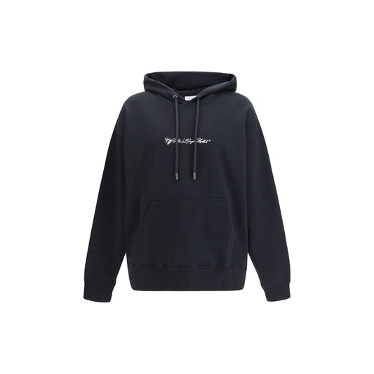 Off-White Black Cotton Sweatshirt - ClickThatClicks 