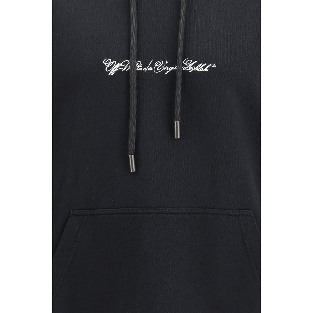 Off-White Black Cotton Sweatshirt - ClickThatClicks 