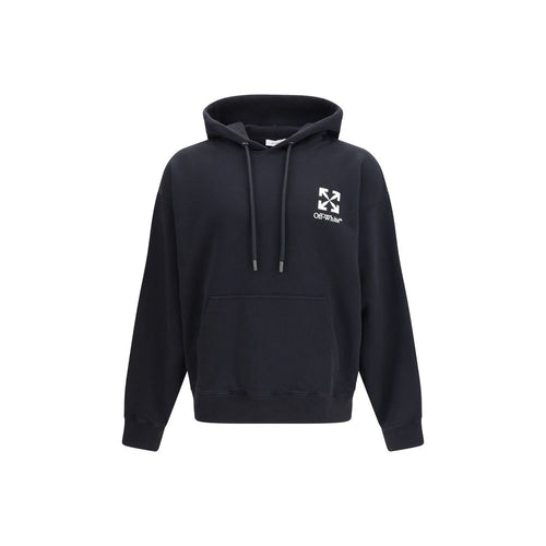 Off-White Black Cotton Sweatshirt - ClickThatClicks 