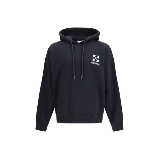 Off-White Black Cotton Sweatshirt - ClickThatClicks 