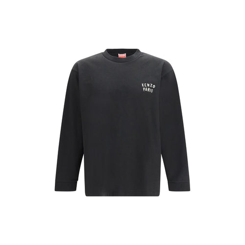 Kenzo Black Cotton Long Sleeve T-Shirt - ClickThatClicks 