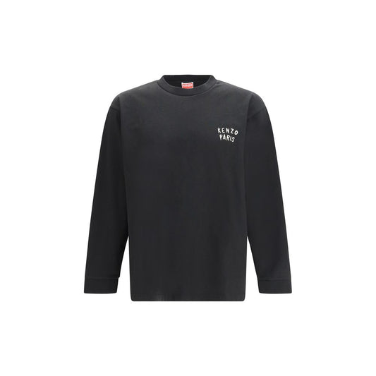Kenzo Black Cotton Long Sleeve T-Shirt - ClickThatClicks 
