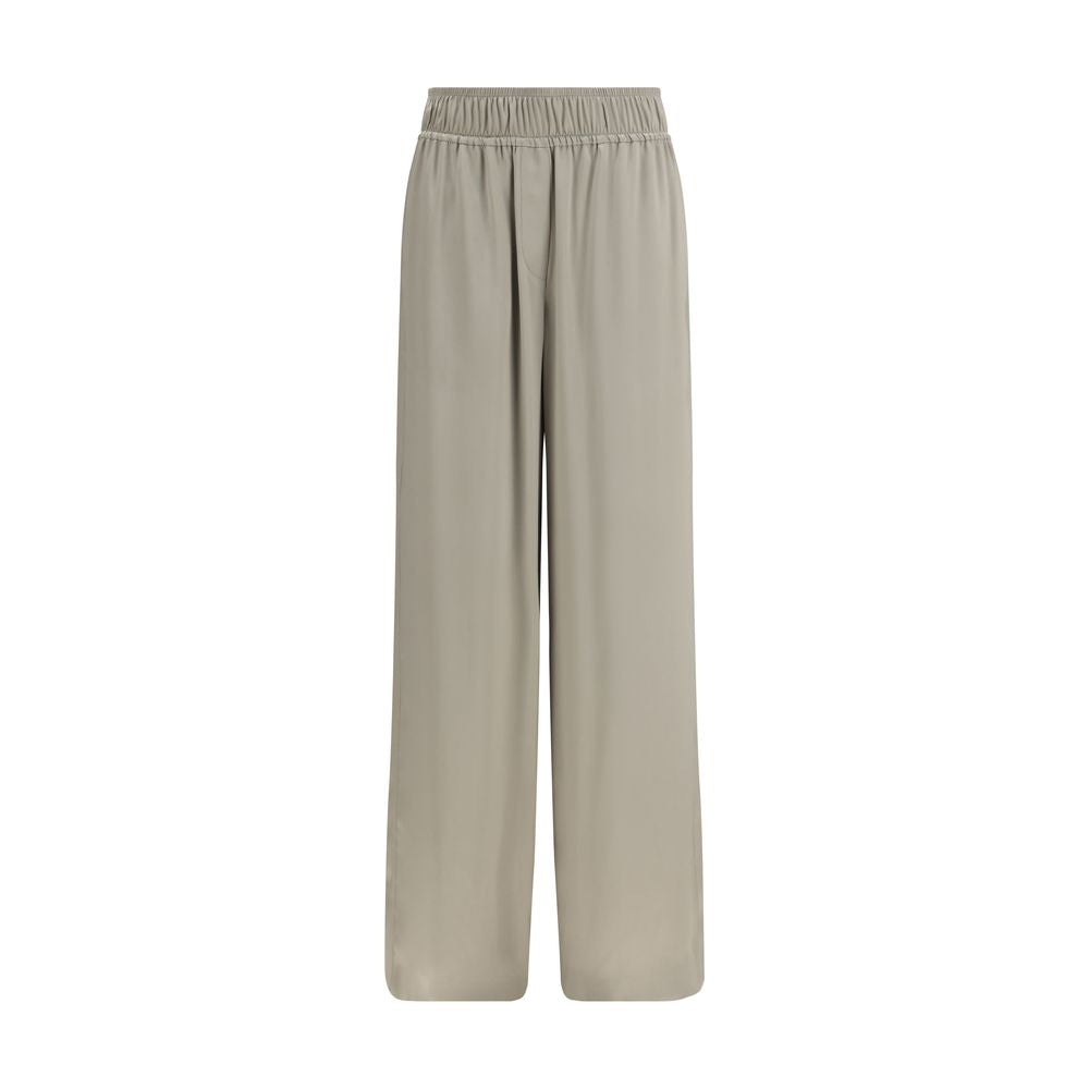 Brunello Cucinelli Bicolor Silk Casual Pants - ClickThatClicks 