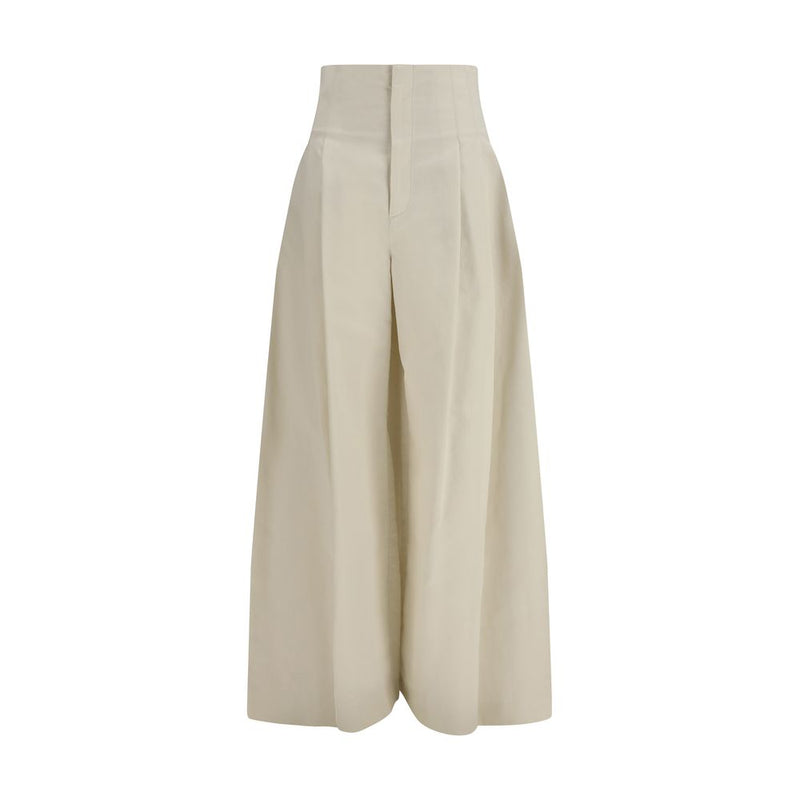 Brunello Cucinelli Beige Cotton Pants - ClickThatClicks 