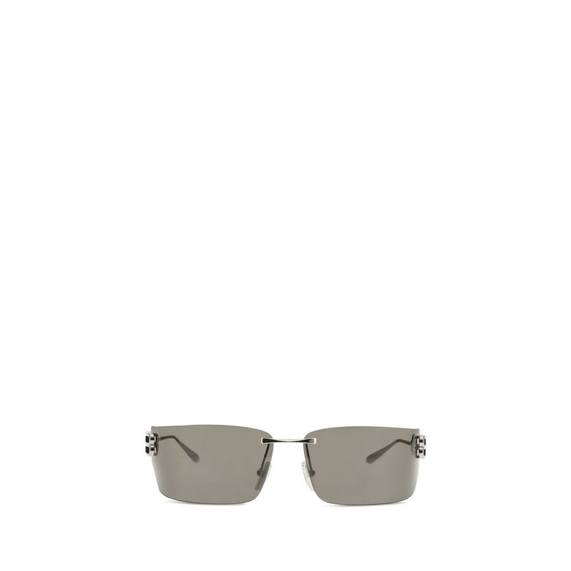 Balenciaga Silver Metal Sunglasses - ClickThatClicks 