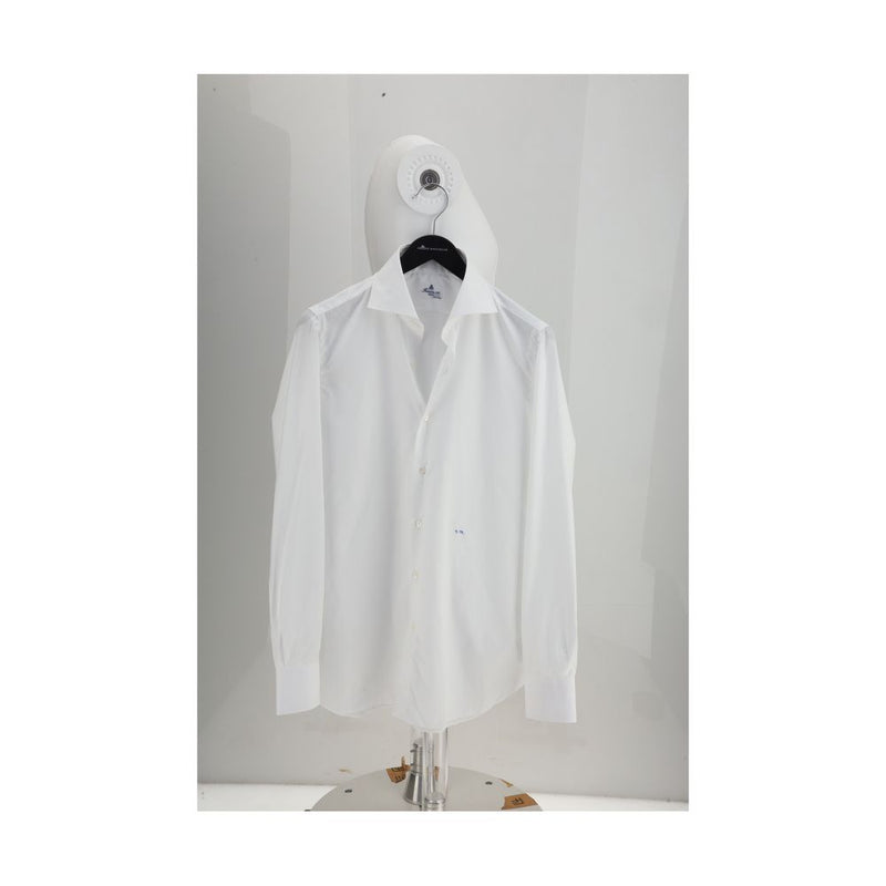 Finamore White Cotton Shirt - ClickThatClicks 