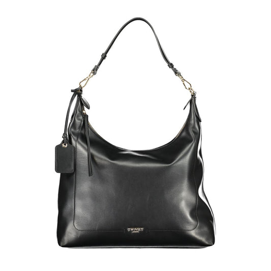 Twinset Black Polyethylene Handbag - ClickThatClicks 