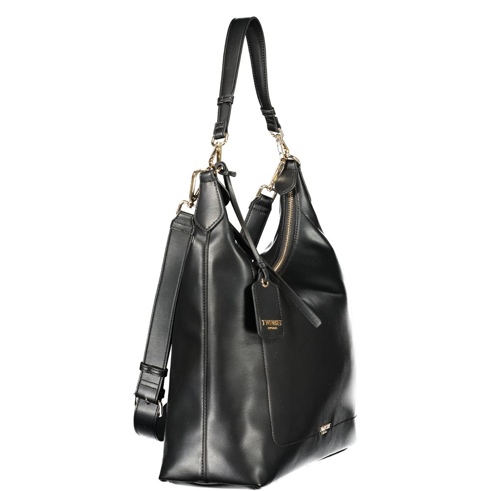 Twinset Black Polyethylene Handbag - ClickThatClicks 