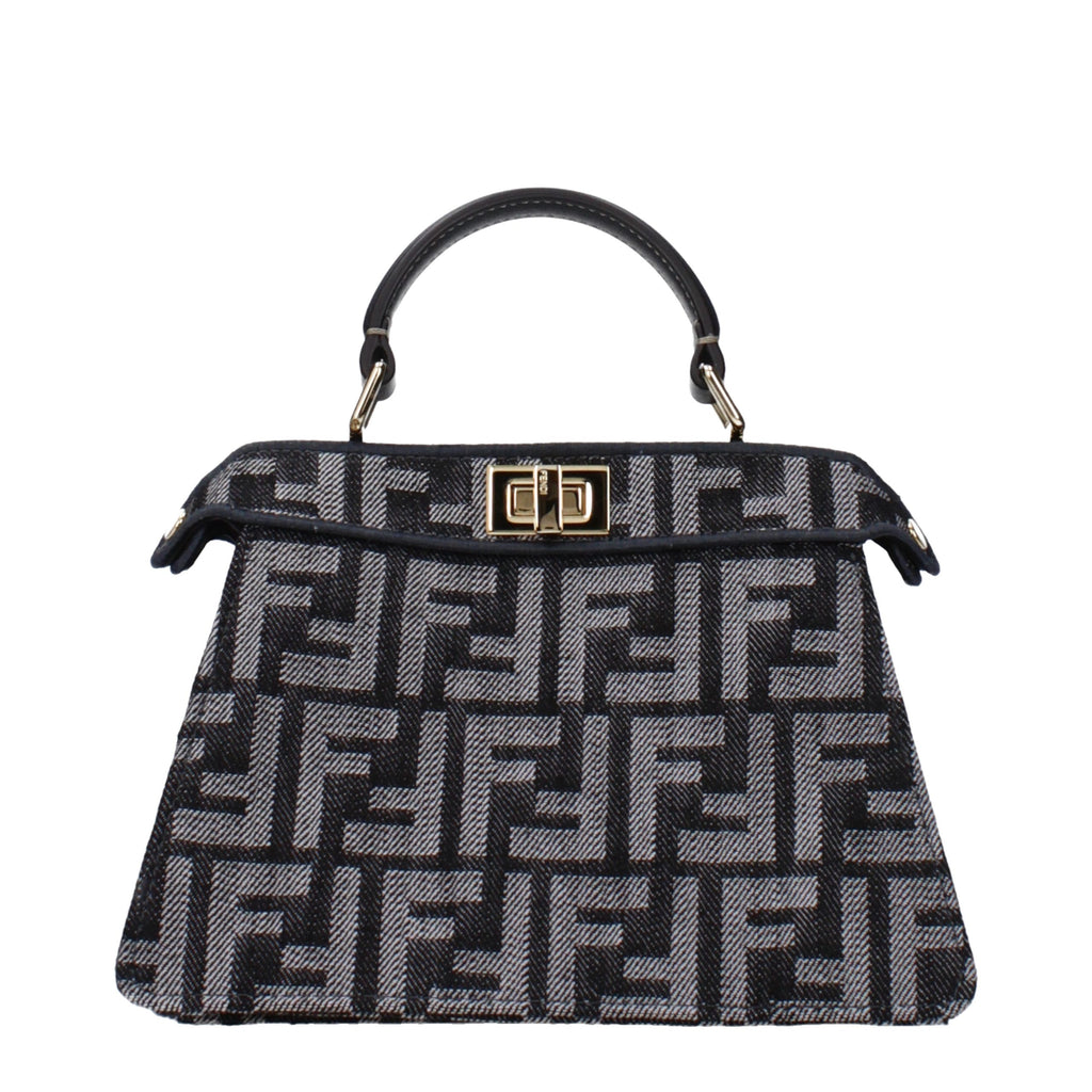 Fendi Black Fabric Handbag - ClickThatClicks 