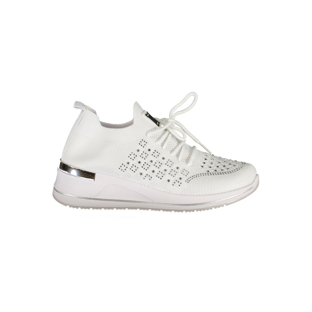 Laura Biagiotti Bianco Polyester Women Sneaker - ClickThatClicks 