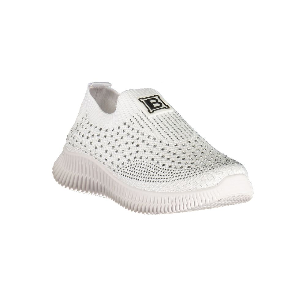 Laura Biagiotti White Polyester Women Sneaker - ClickThatClicks 