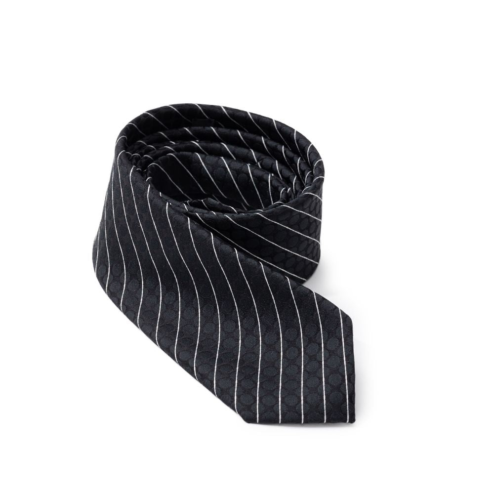 Dolce & Gabbana Black Polyester Tie - ClickThatClicks 