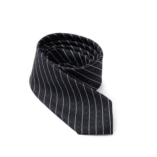 Dolce & Gabbana Black Polyester Tie - ClickThatClicks 