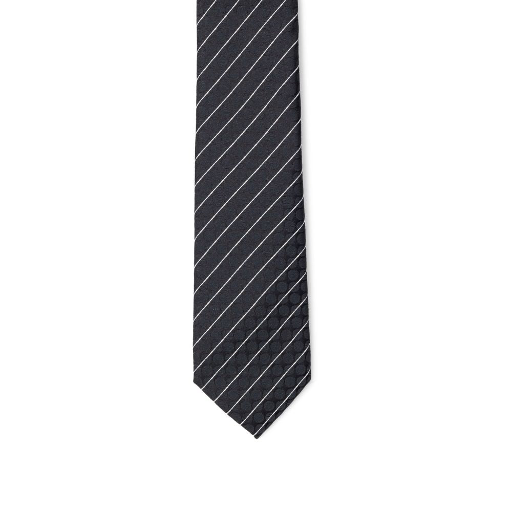 Dolce & Gabbana Black Polyester Tie - ClickThatClicks 