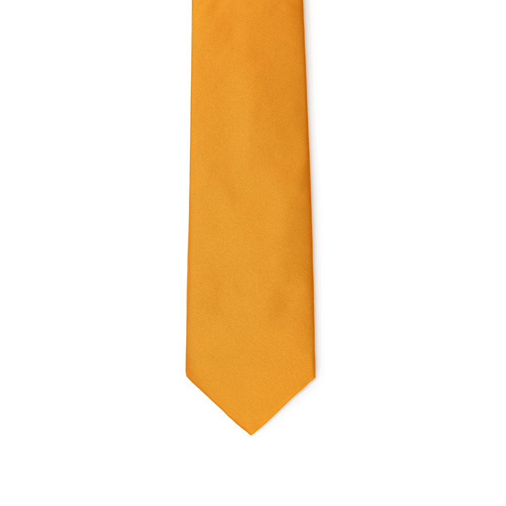 Dolce & Gabbana Orange Silk Tie - ClickThatClicks 