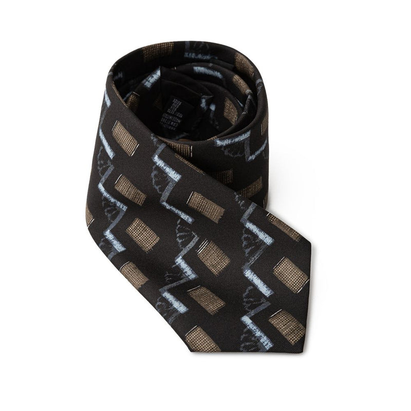 Giorgio Armani Black Silk Tie - ClickThatClicks 