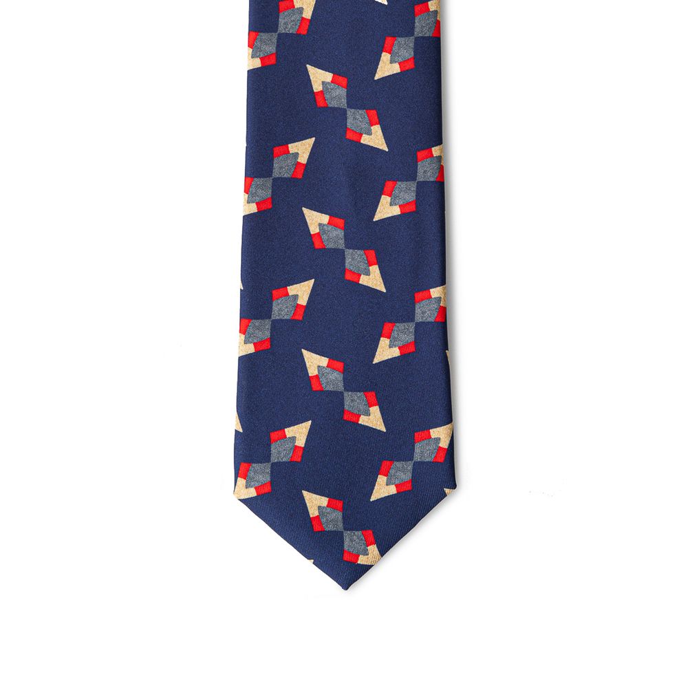 Giorgio Armani Blue Silk Tie - ClickThatClicks 