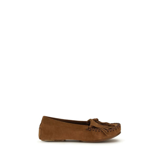 Paris Texas Brown Calf Leather Bos Taurus Slip-On Loafers - ClickThatClicks 