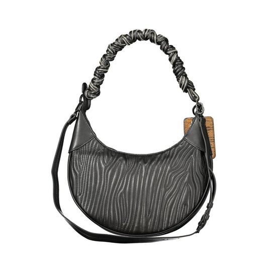 Desigual Black Polyurethane Women Handbag - ClickThatClicks 