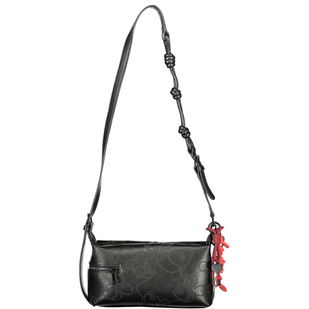 Desigual Black Polyurethane Women Handbag - ClickThatClicks 