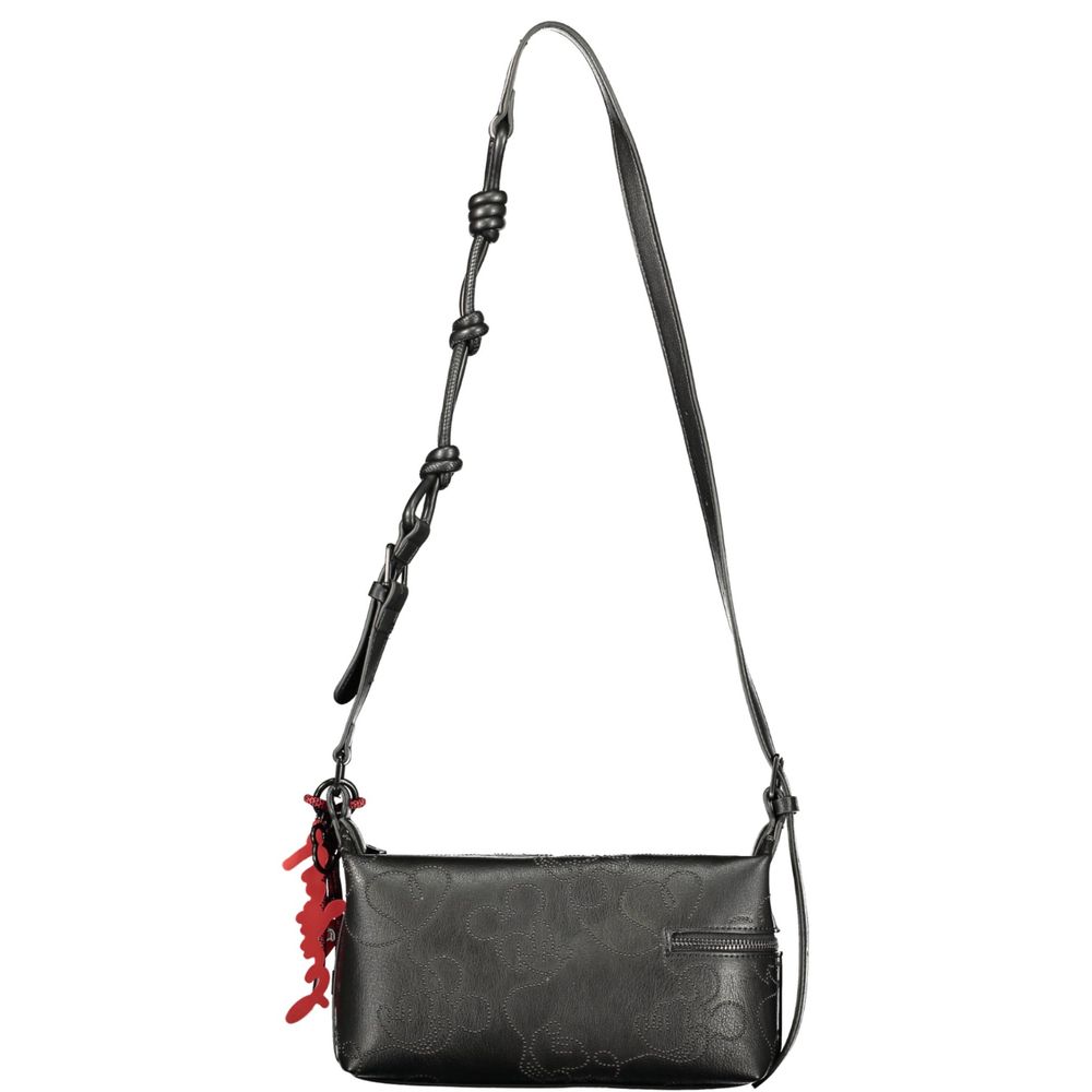Desigual Black Polyurethane Women Handbag - ClickThatClicks 