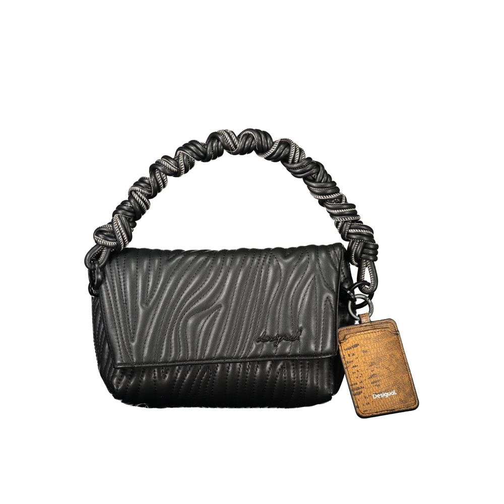 Desigual "Black Polyurethane Women's Handbag" - ClickThatClicks 
