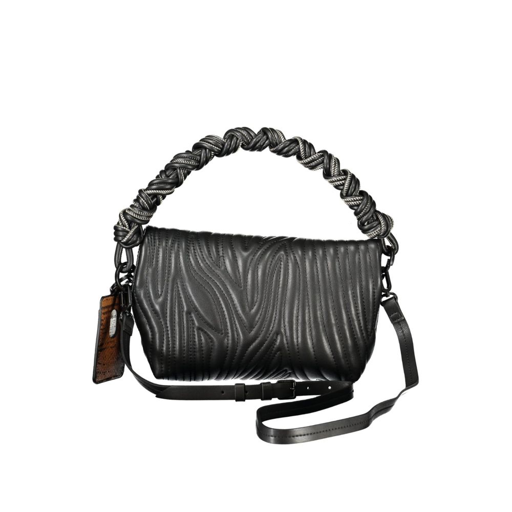 Desigual "Black Polyurethane Women's Handbag" - ClickThatClicks 