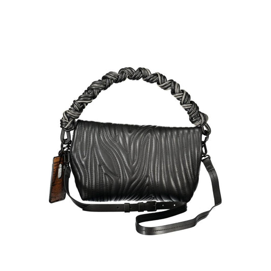 Desigual "Black Polyurethane Women's Handbag" - ClickThatClicks 