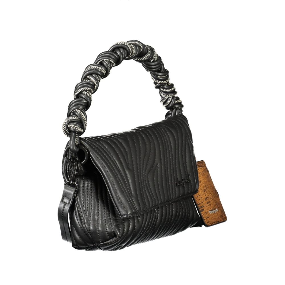 Desigual "Black Polyurethane Women's Handbag" - ClickThatClicks 
