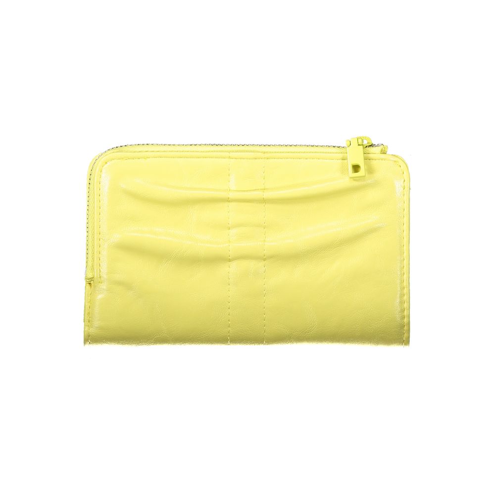 Desigual Giallo Poliuretano Women Wallet - ClickThatClicks 