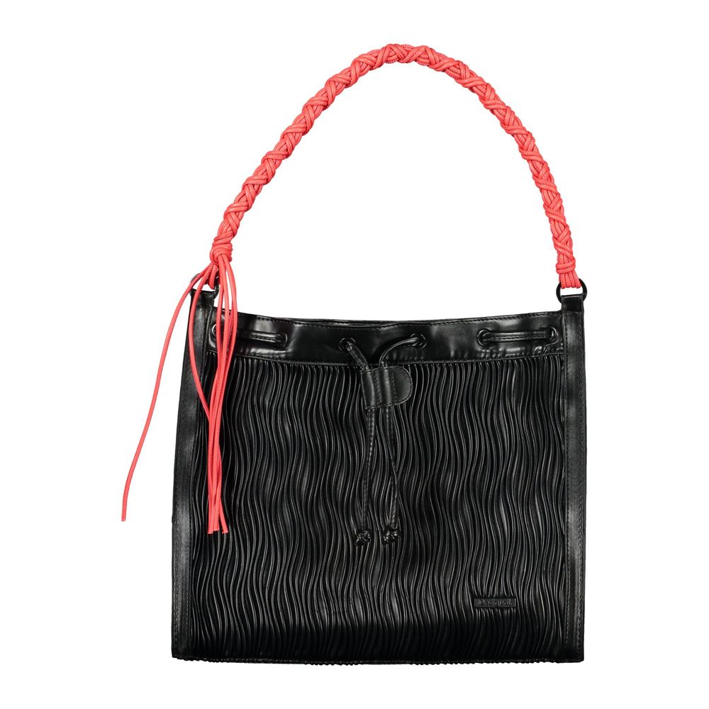 Desigual Black Polyurethane Women Backpack - ClickThatClicks 