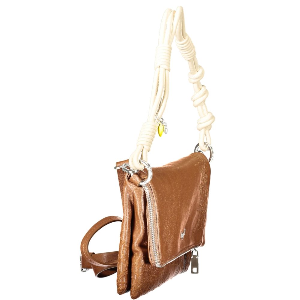 Desigual Marrone Poliuretano Woman Handbag - ClickThatClicks 