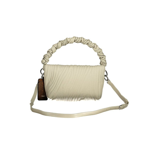 Desigual White Polyurethane Women's Bag - ClickThatClicks 
