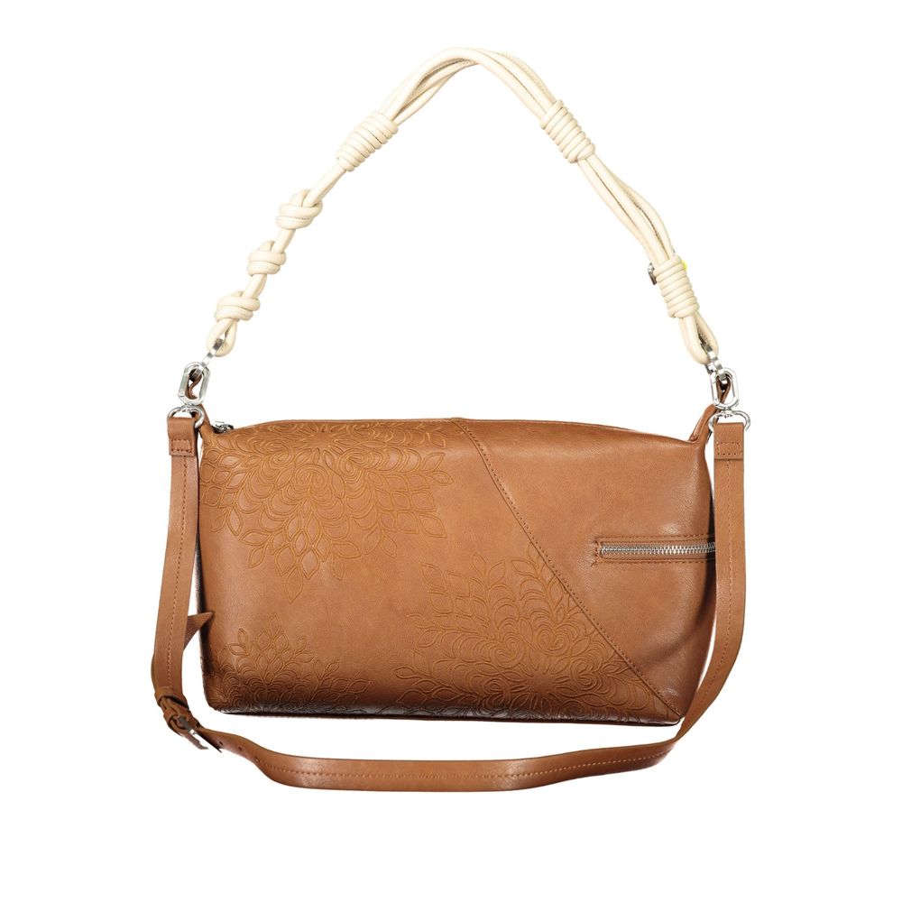 Desigual Marrone Poliuretano Women Handbag - ClickThatClicks 