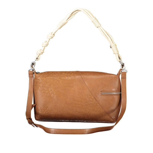 Desigual Marrone Poliuretano Women Handbag - ClickThatClicks 