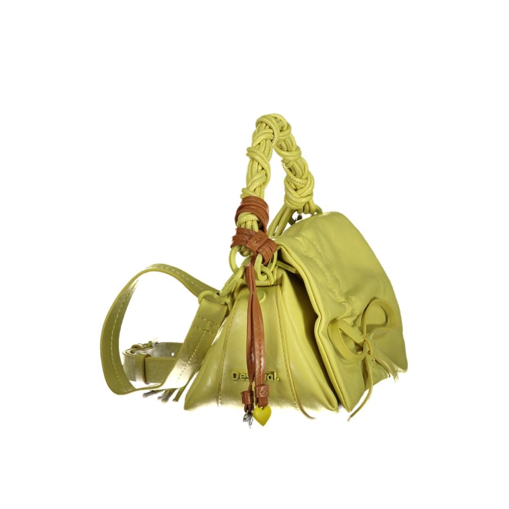 Desigual Giallo Poliuretano Women's Handbag - ClickThatClicks 