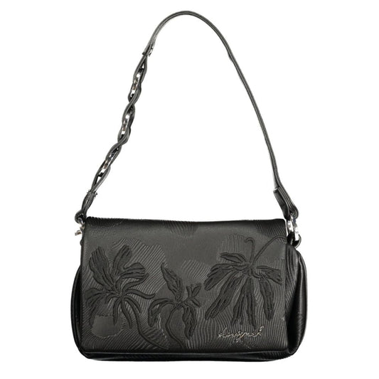 Desigual Black Polyurethane Women Handbag - ClickThatClicks 