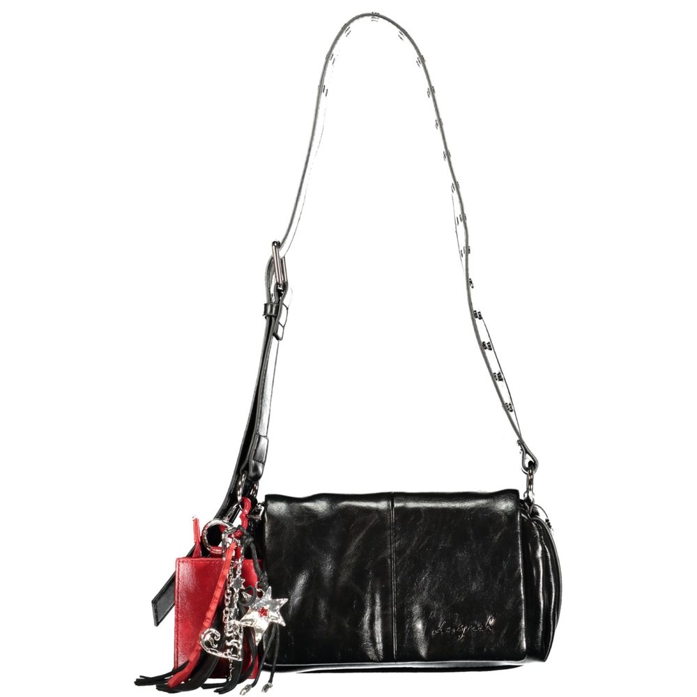 Desigual Black Polyurethane Women's Bag - ClickThatClicks 