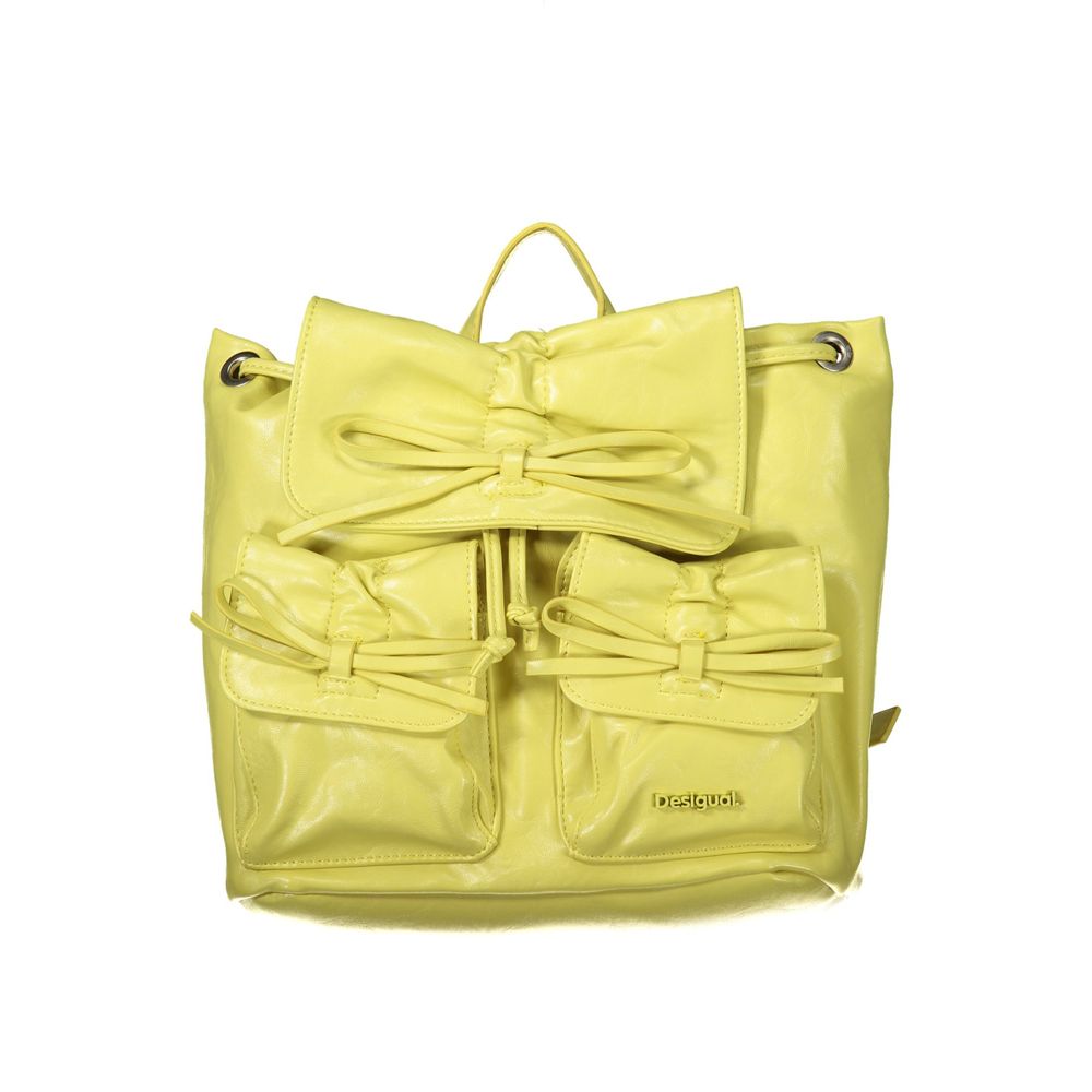 Desigual Giallo Polyurethane Women Backpack - ClickThatClicks 
