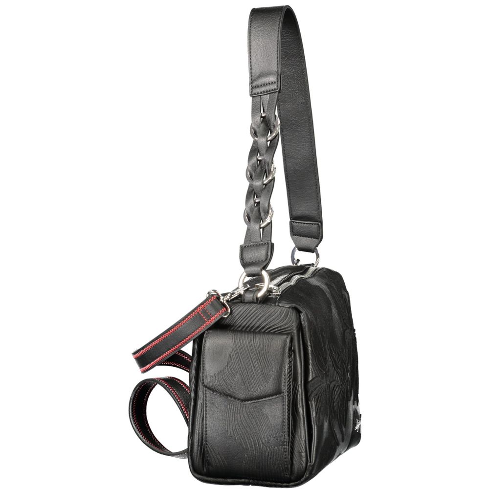 Desigual Black Polyurethane Women's Bag - ClickThatClicks 