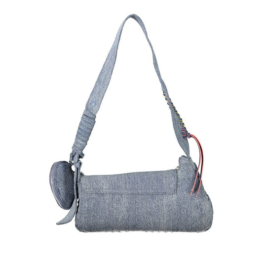 Desigual Azzurro Cotton Women Shoulder Bag - ClickThatClicks 