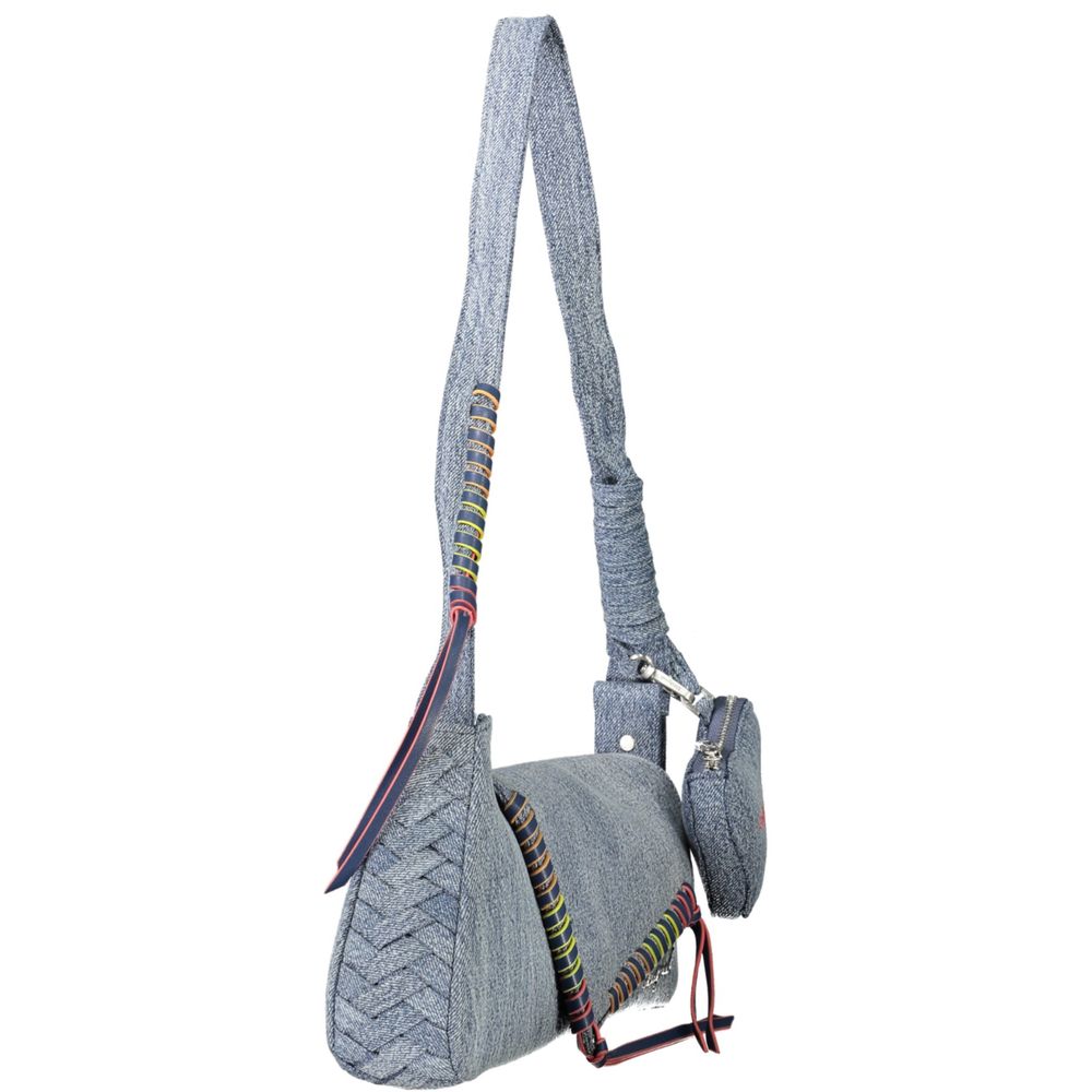 Desigual Azzurro Cotton Women Shoulder Bag - ClickThatClicks 