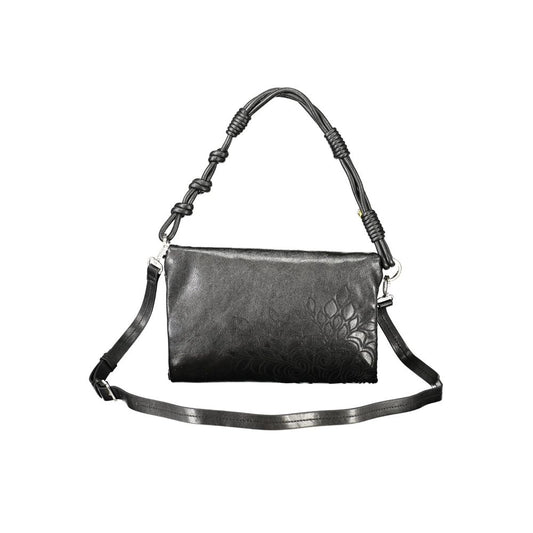 Desigual Black Polyethylene Handbag - ClickThatClicks 