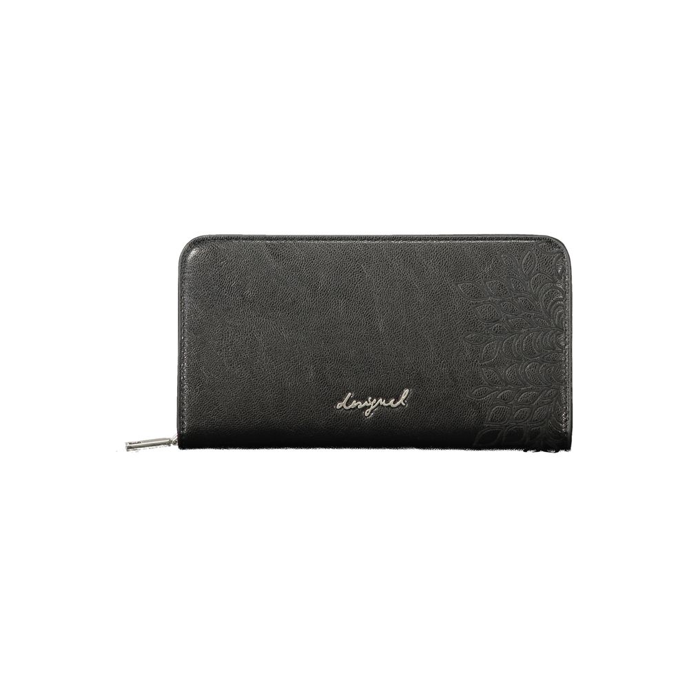 Desigual Black Polyethylene Wallet - ClickThatClicks 