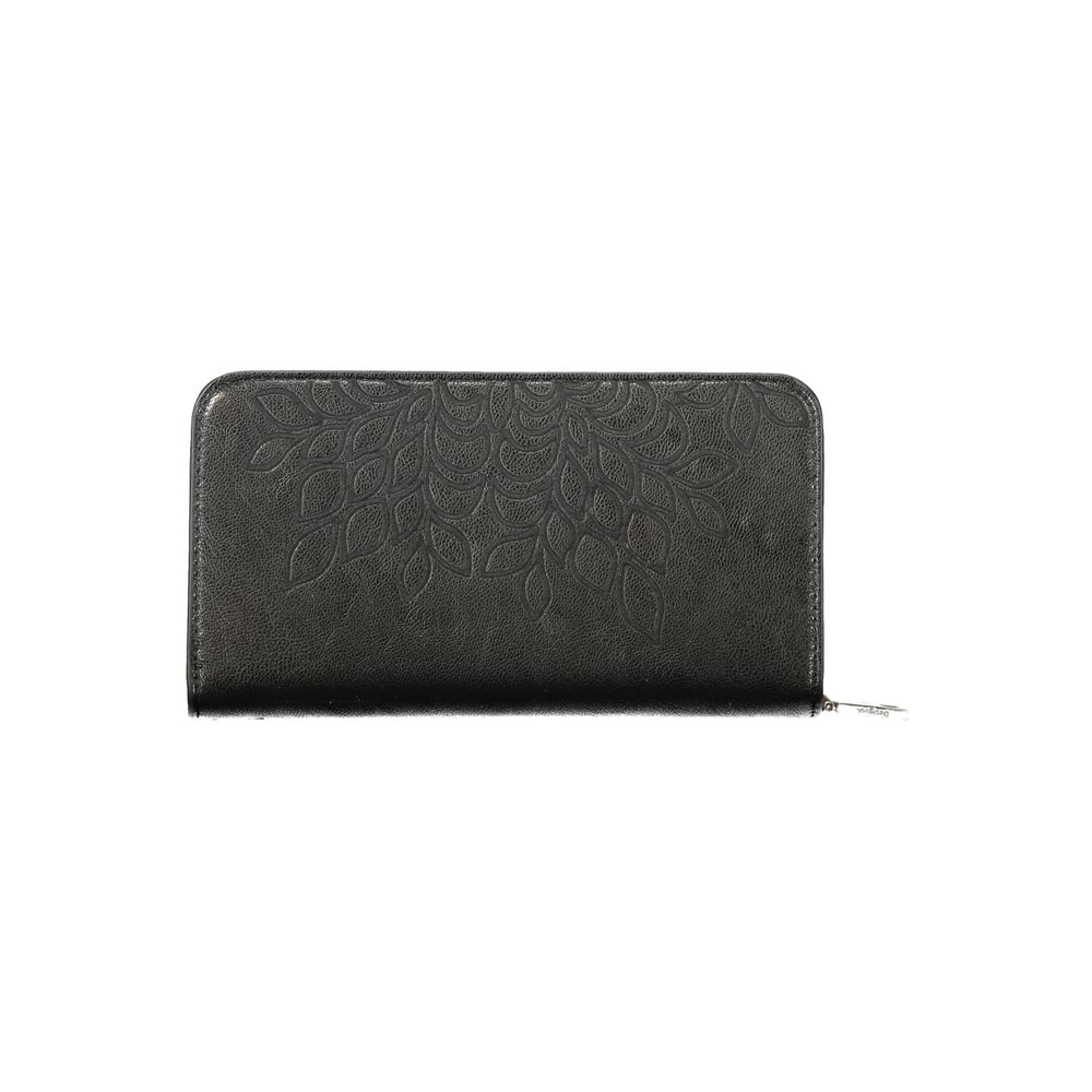 Desigual Black Polyethylene Wallet - ClickThatClicks 