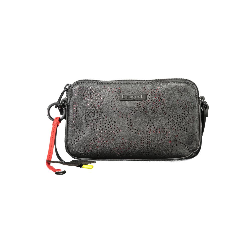 Desigual Black Polyethylene Handbag - ClickThatClicks 