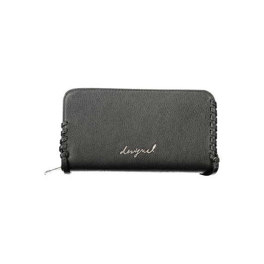 Desigual Black Polyethylene Wallet - ClickThatClicks 