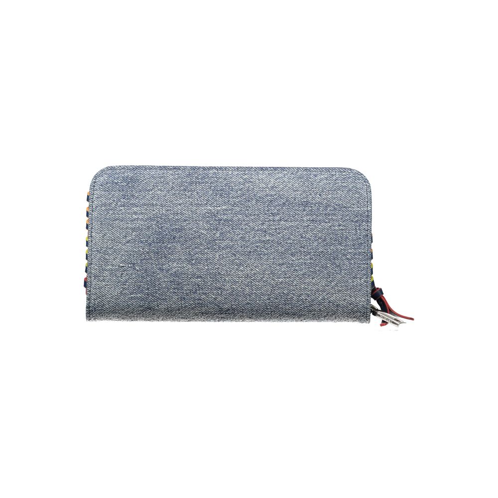 Desigual Blue Cotton Wallet - ClickThatClicks 