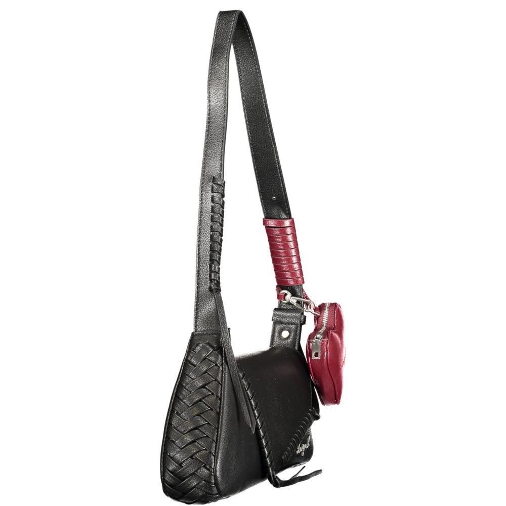 Desigual Black Polyethylene Handbag - ClickThatClicks 