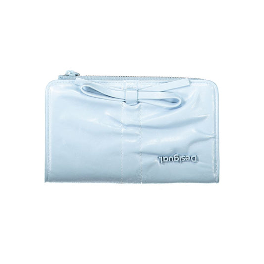 Desigual Blue Polyethylene Wallet - ClickThatClicks 